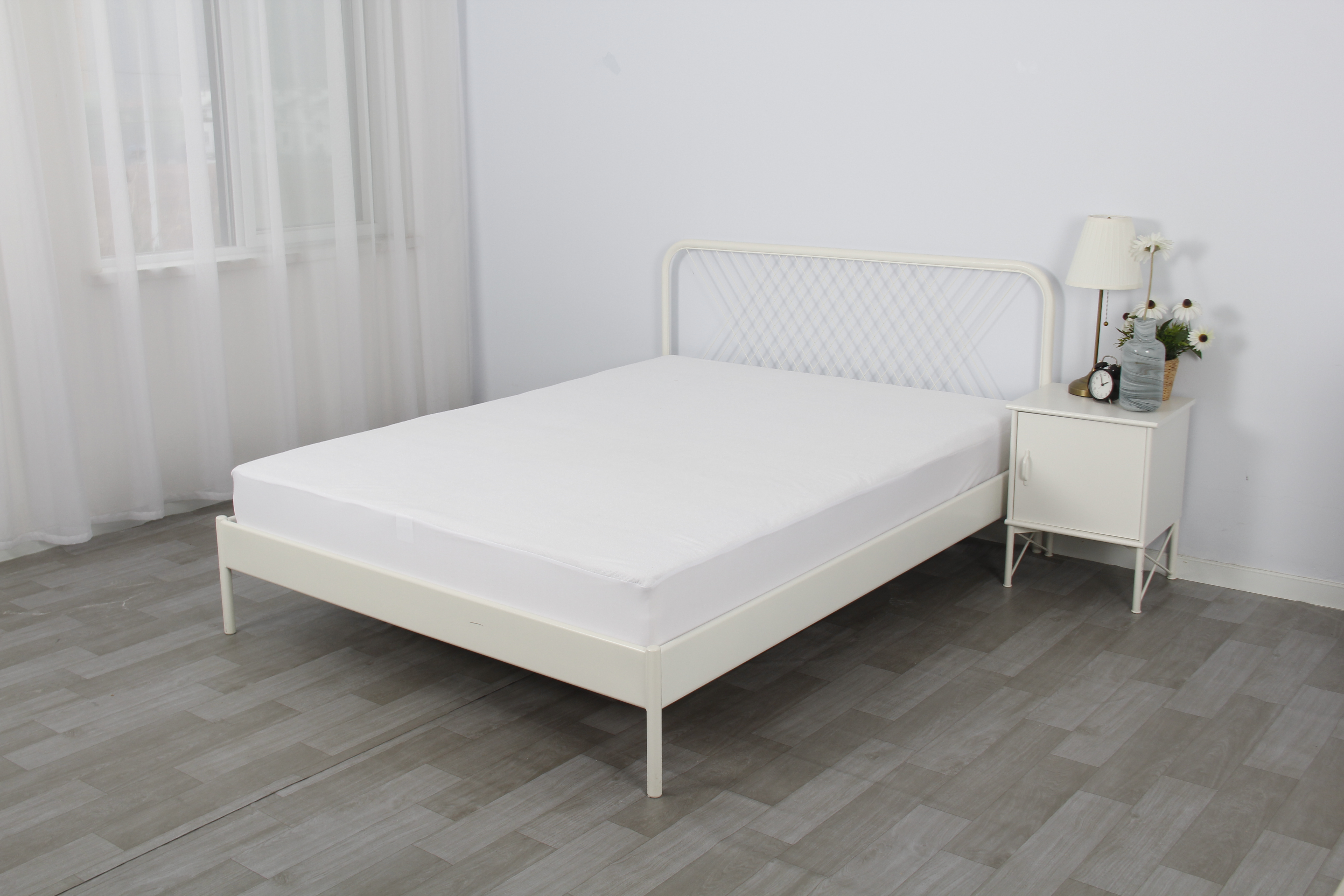 bamboo jacquard mattress protector